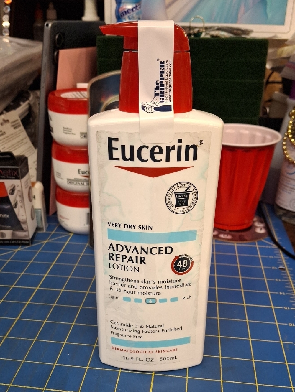 Eucerin Advanced Repair Lotion 500ml Pump Bottle New